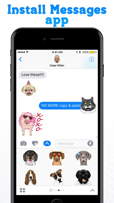 How to cancel & delete PetMojis' by The Dog Agency from iphone & ipad 4