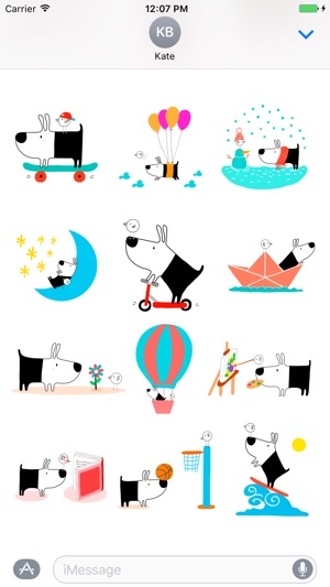 Birdy & Puppy - Emoji Stickers