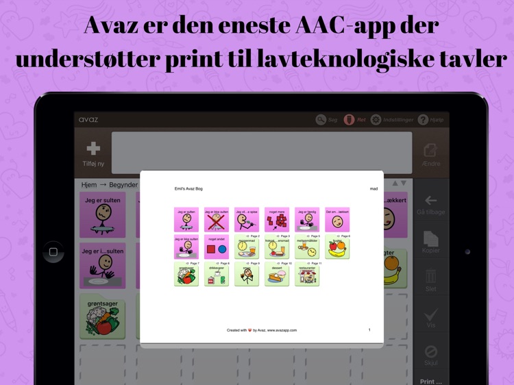 Avaz Pro - Billedkommunikation screenshot-3