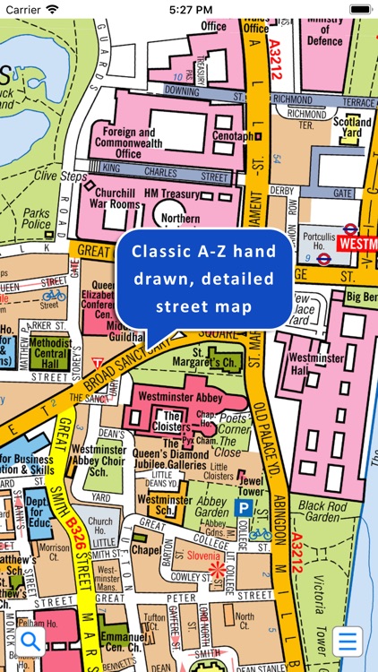 Central London A-Z Street Map