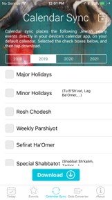 Reform Luach screenshot