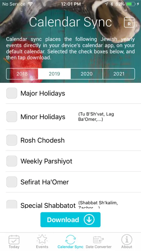 Reform Luach screenshot 3 of 6