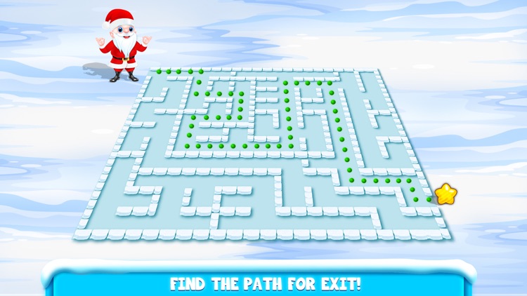 Kids Maze : Christmas Puzzle screenshot-4