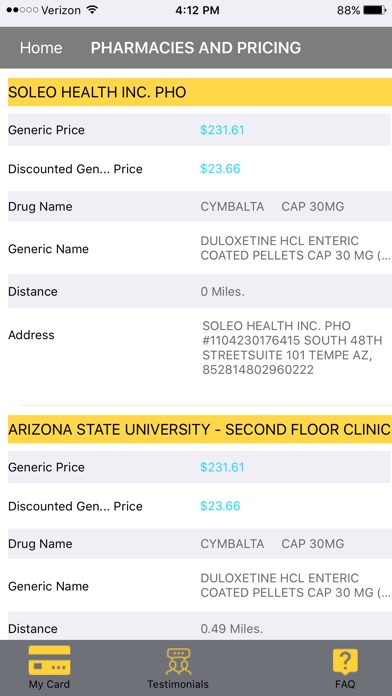 Orr Drug Card screenshot 4