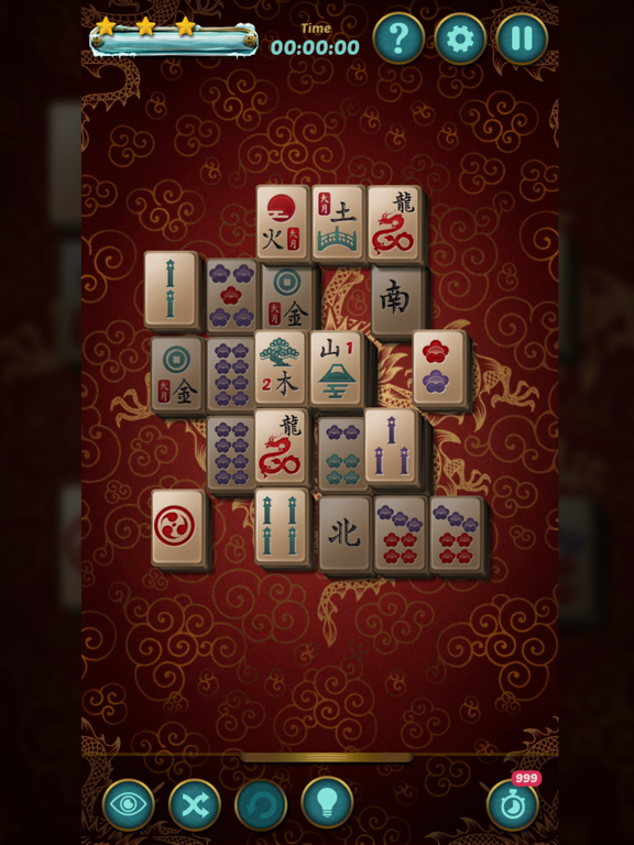 Mahjong Blossom iPad screenshot