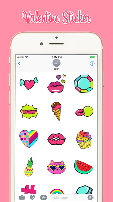 Valentine's Love  Emojis screenshot 2