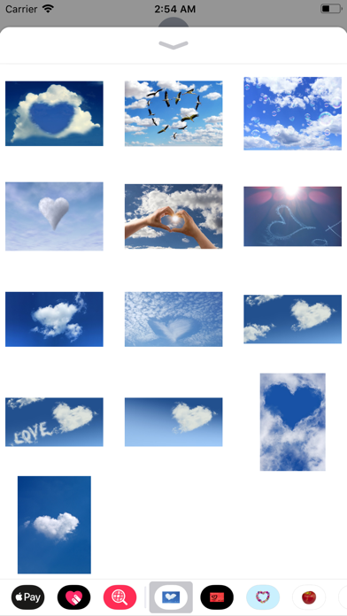 Cloud Hearts Sticker Pack screenshot 2