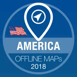 USA Offline map GPS navi app icon