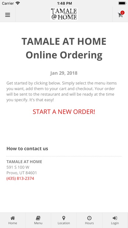 Tamale At Home Orders