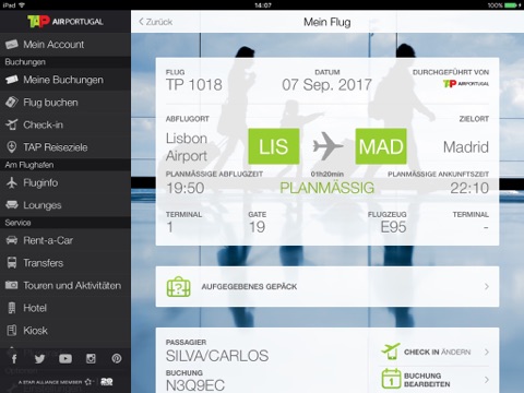 Air Portugal for iPad screenshot 2
