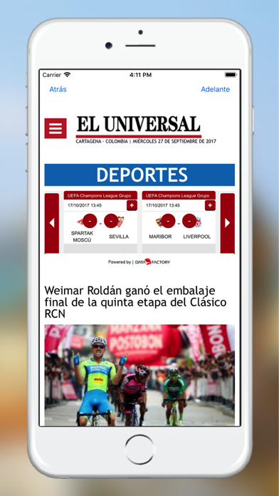 App screenshot