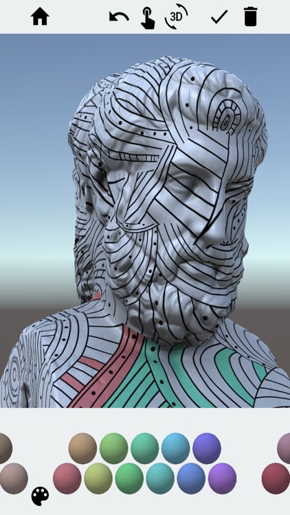 3D Adult Coloring Book Pro screenshot-7
