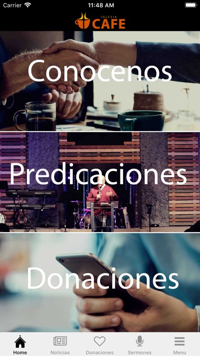 Iglesia Cafe App screenshot 2