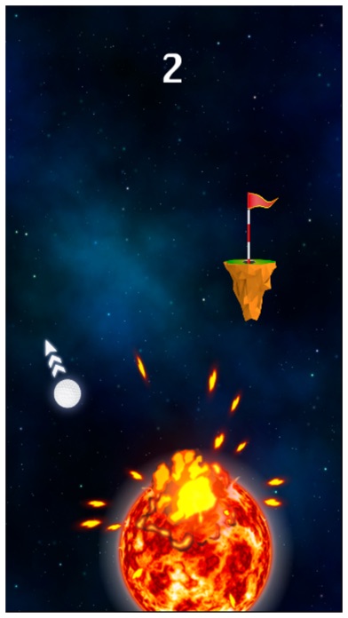 Space Golf Asteroids screenshot 2