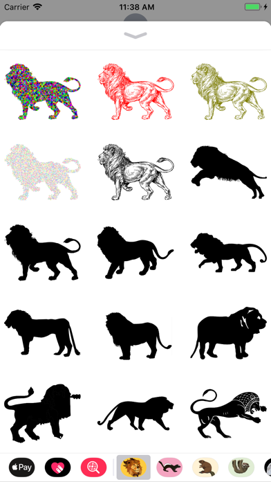 Lion Stickers screenshot 4