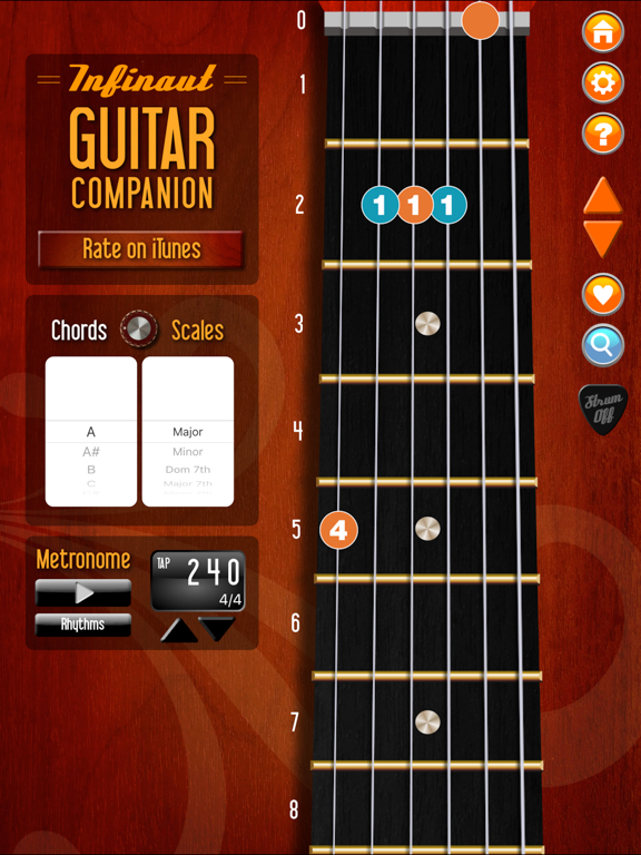 Guitar Companion iPad screenshot 3 - Music app