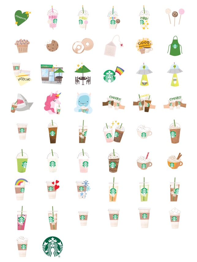 Starbucks Stickers on the App Store