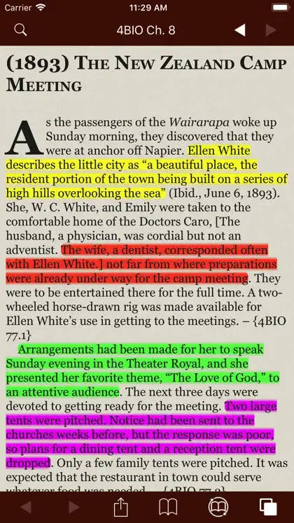 Screenshot 5 di 5 di EGW Writings