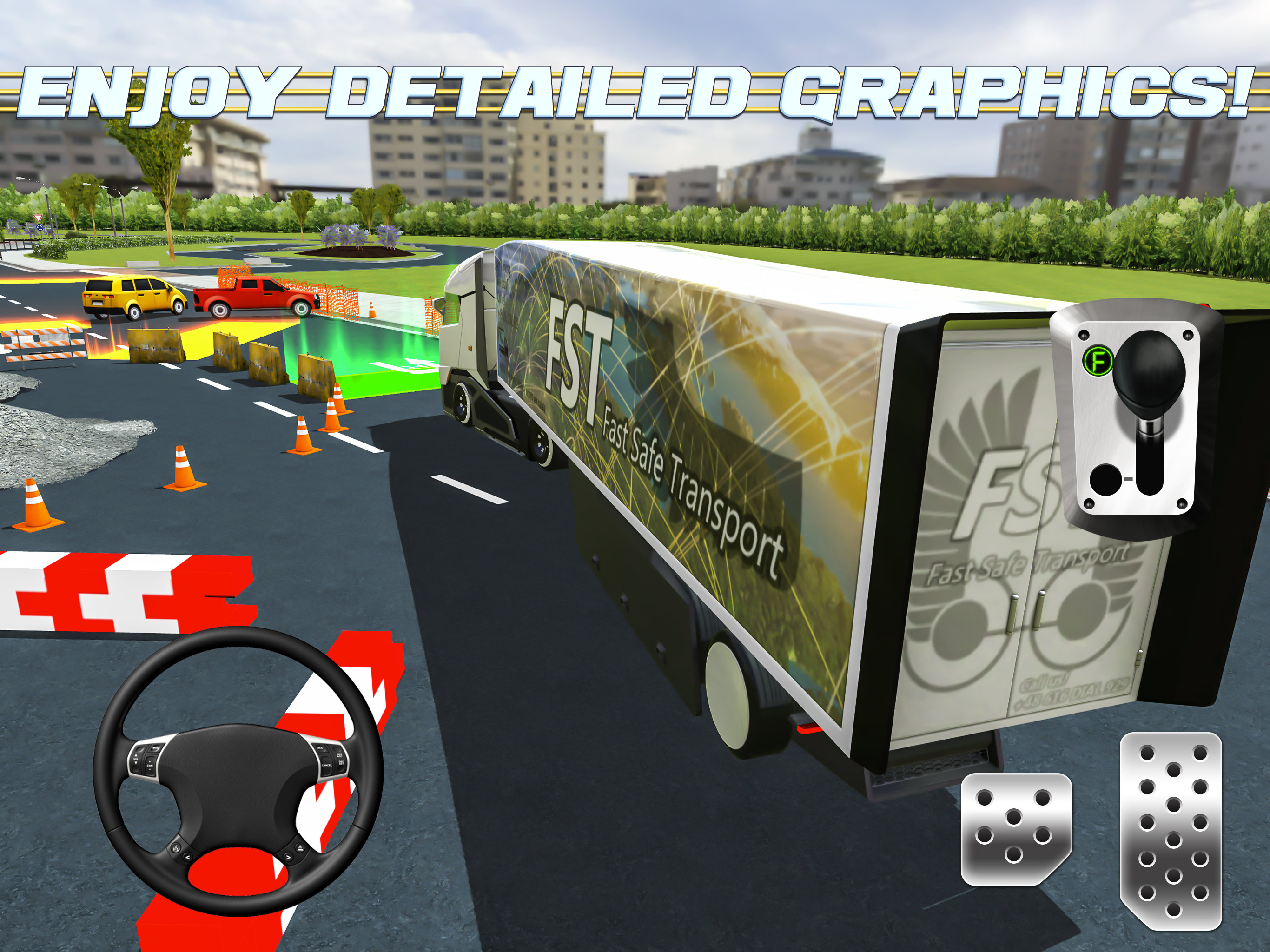 Giant Trucks Driving Simulator screenshot 8