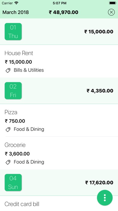 Basic Expense Manager screenshot 2