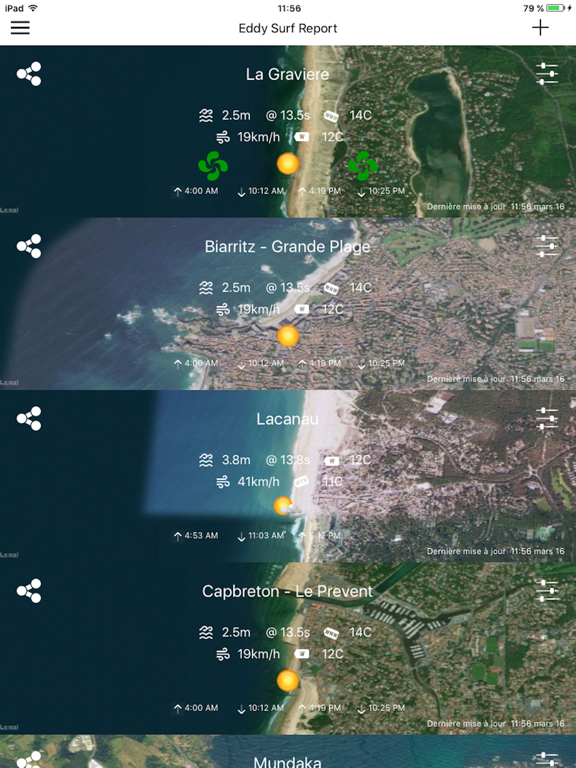 Screenshot #4 pour Eddy Surf Report