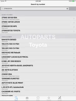 Autoparts for Toyota iPad image 4