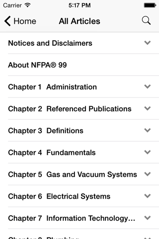 NFPA 99 2012 Edition screenshot 2