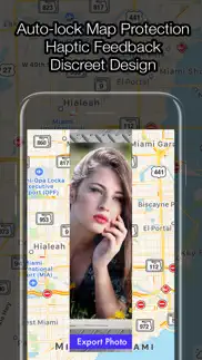 maps+ hide photos inside maps using fingerprint iphone screenshot 2