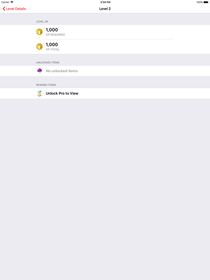 PokéTrainer GO - XP Leveling