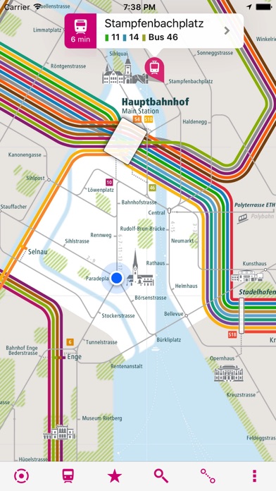 Screenshot #1 pour Zurich Rail Map Lite