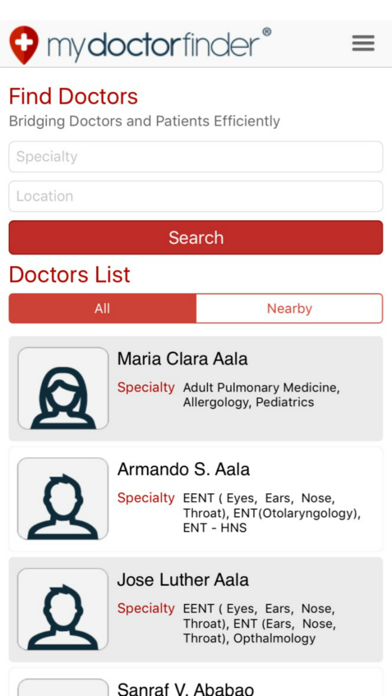 My Doctor Finder Screenshot
