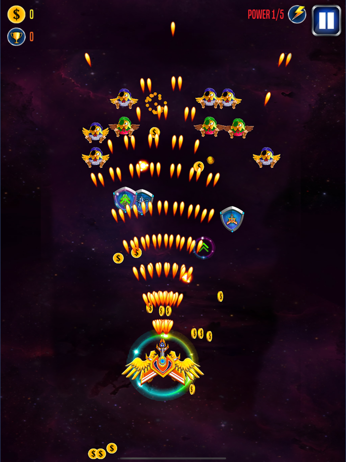 Chicken Shooter Space shoting