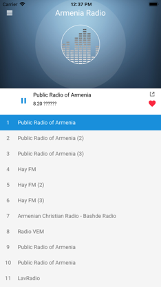 Armenia Radio: Armenian FM screenshot 2