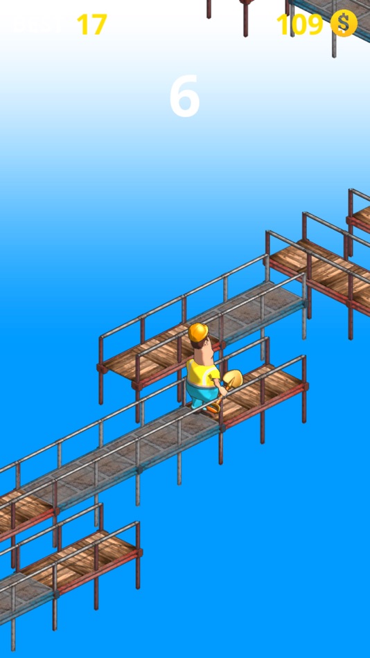 #2. Finger Rush Worker-Scaffolding (iOS) 由: Huai-Chih Hsiao