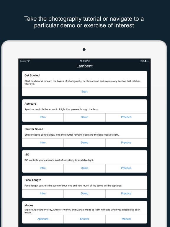 Screenshot #4 pour Lambent Photography