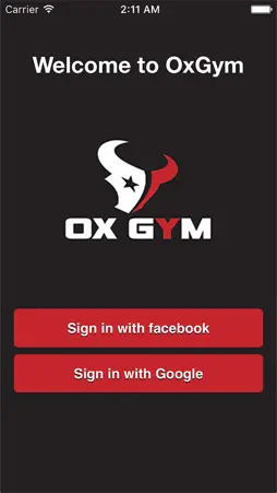 OxGym screenshot 1