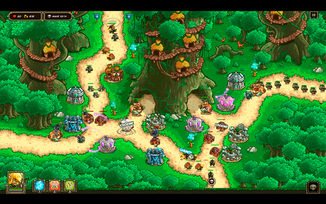 Captura de pantalla en HD de Kingdom Rush Origins