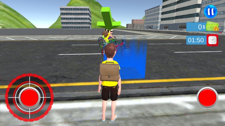 School Time Emergency Bicycle Race