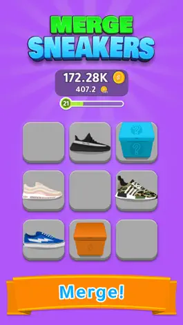 Game screenshot Merge Sneakers - Sneaker Game! mod apk