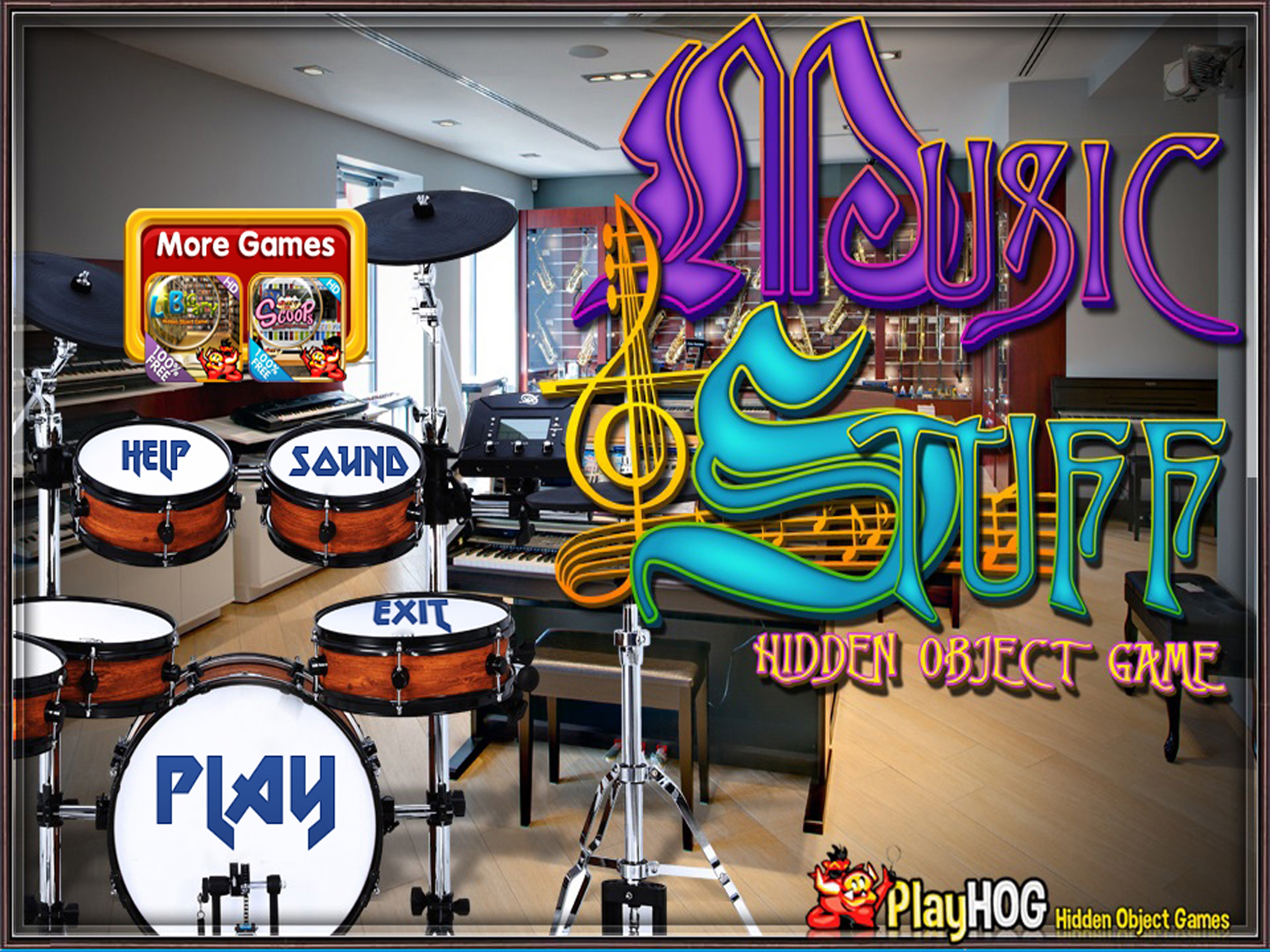 Music and Stuff Hidden Objects screenshot 8