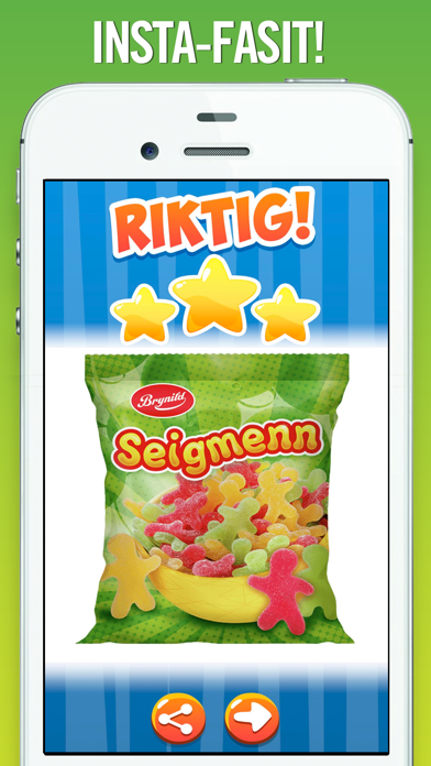 Screenshot #3 pour Norsk Mat Quiz 2