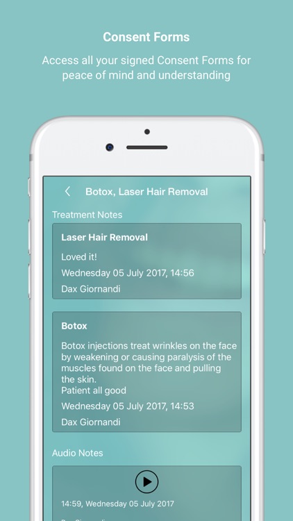 Consentz Patient App