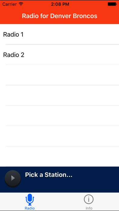 Radio for Denver Broncos Screenshot