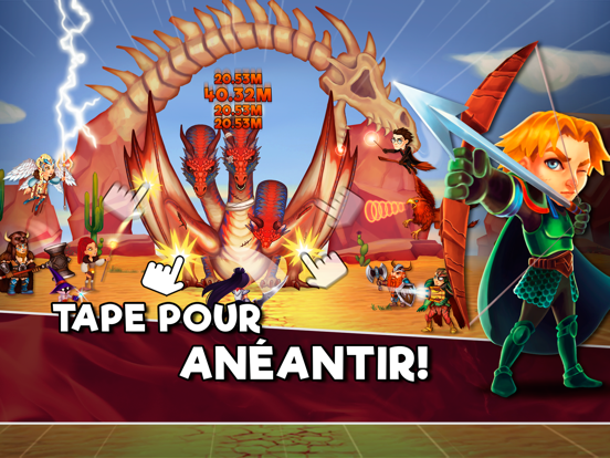 Screenshot #4 pour Tap Dragons - Cliquer Héros RPG Jeu