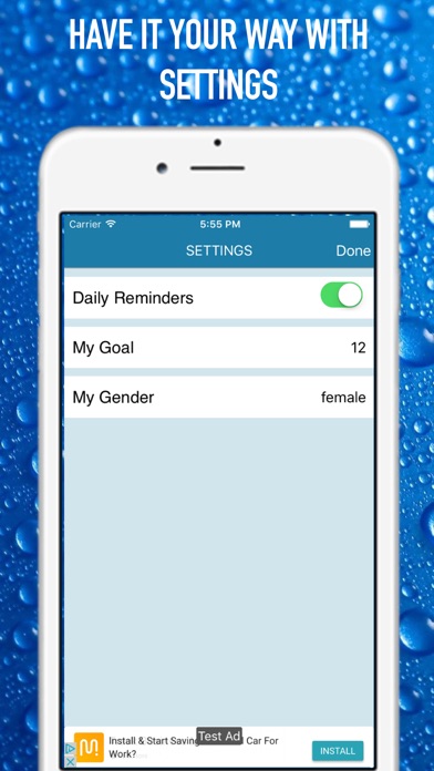 Water Tracker and Reminder! screenshot 3