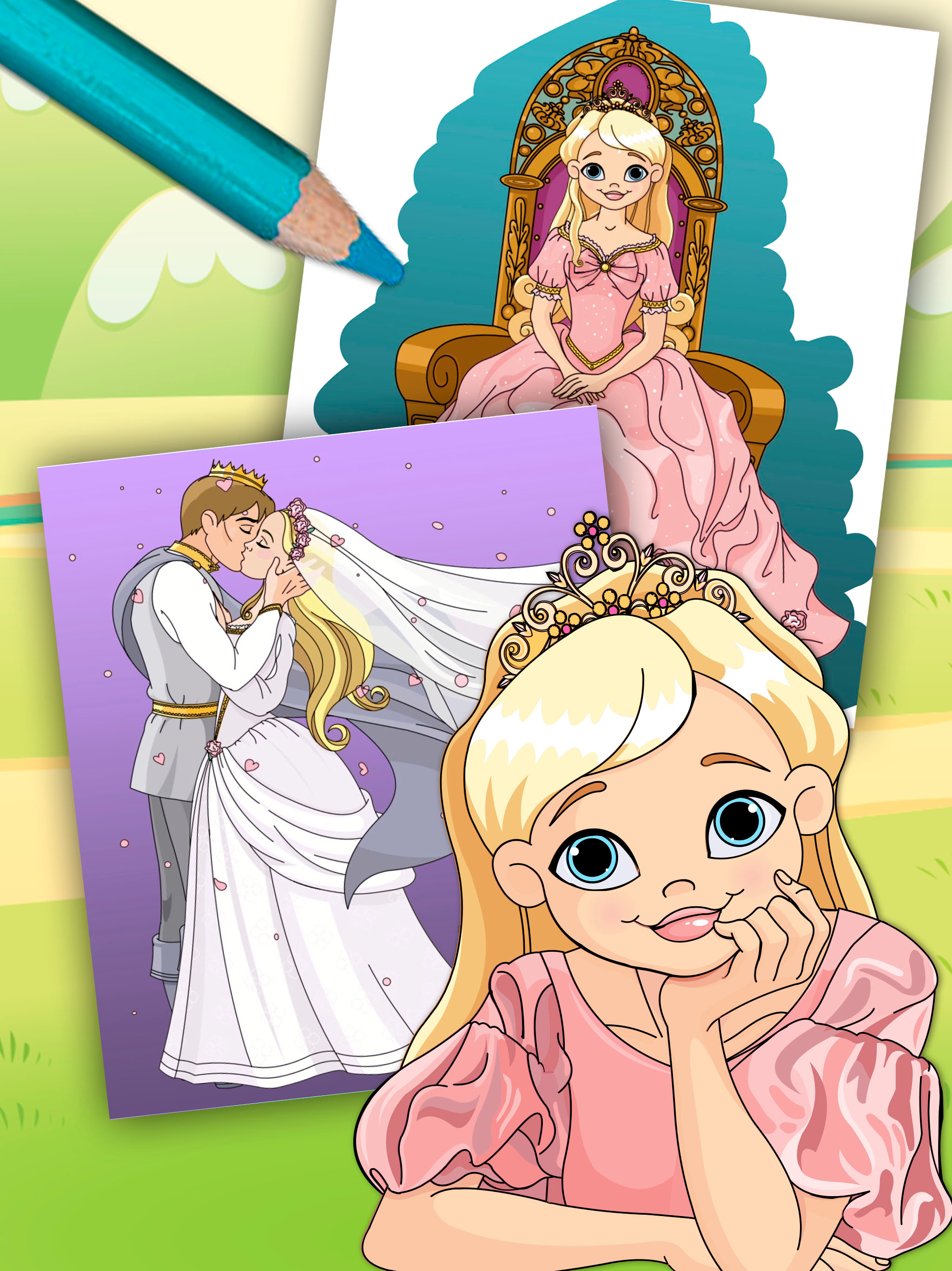 Magic Princess - Coloring Book screenshot 6