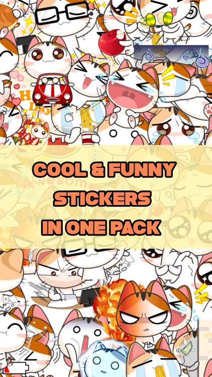 Cute Japanese Cat Stickers