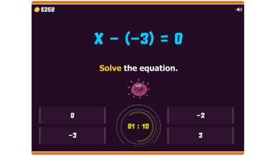 Screenshot #2 pour Solving Equations (integers)