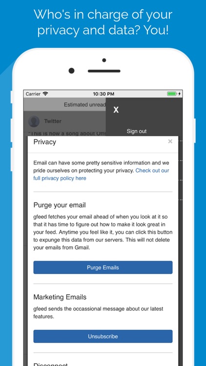 gfeed - email simplified screenshot-4