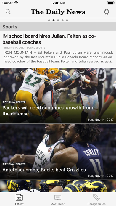 Iron Mountain Daily News Screenshot 2 - AppWisp.com